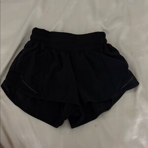 Black lululemon hotty hot athletic shorts Shorts